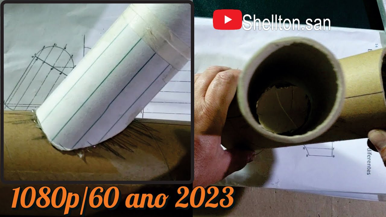 Boca de lobo inclinada de tubos diferentes com equema para furação #shelltonSan