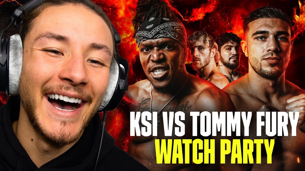 KSI VS TOMMY FURY WATCH PARTY - THE PRIME CARD