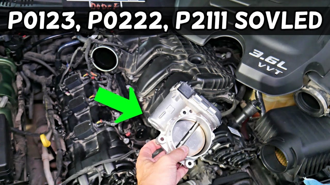 DODGE CHARGER CODE P0123 P0222 P2111 THROTTLE POSITION SENSOR, THROTTLE CONTROL, ENGINE LIGHT