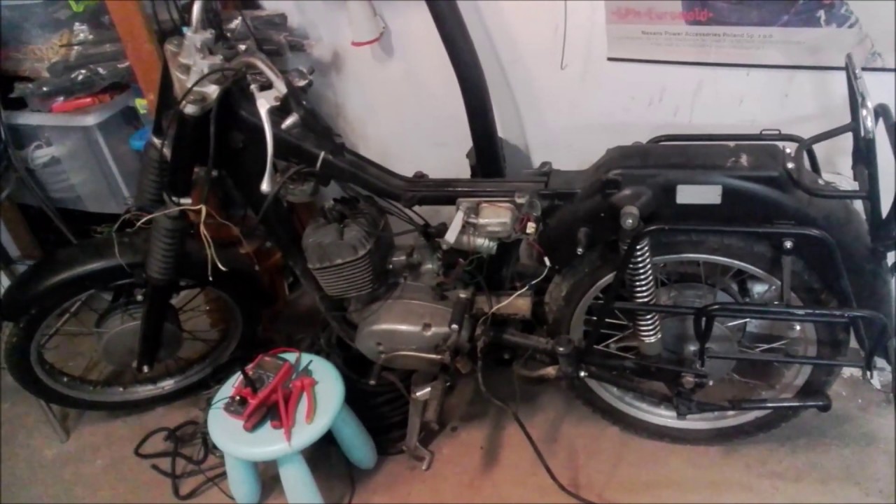 Renowacja instalacji elektrycznej MZ TS125 1977 cz.1