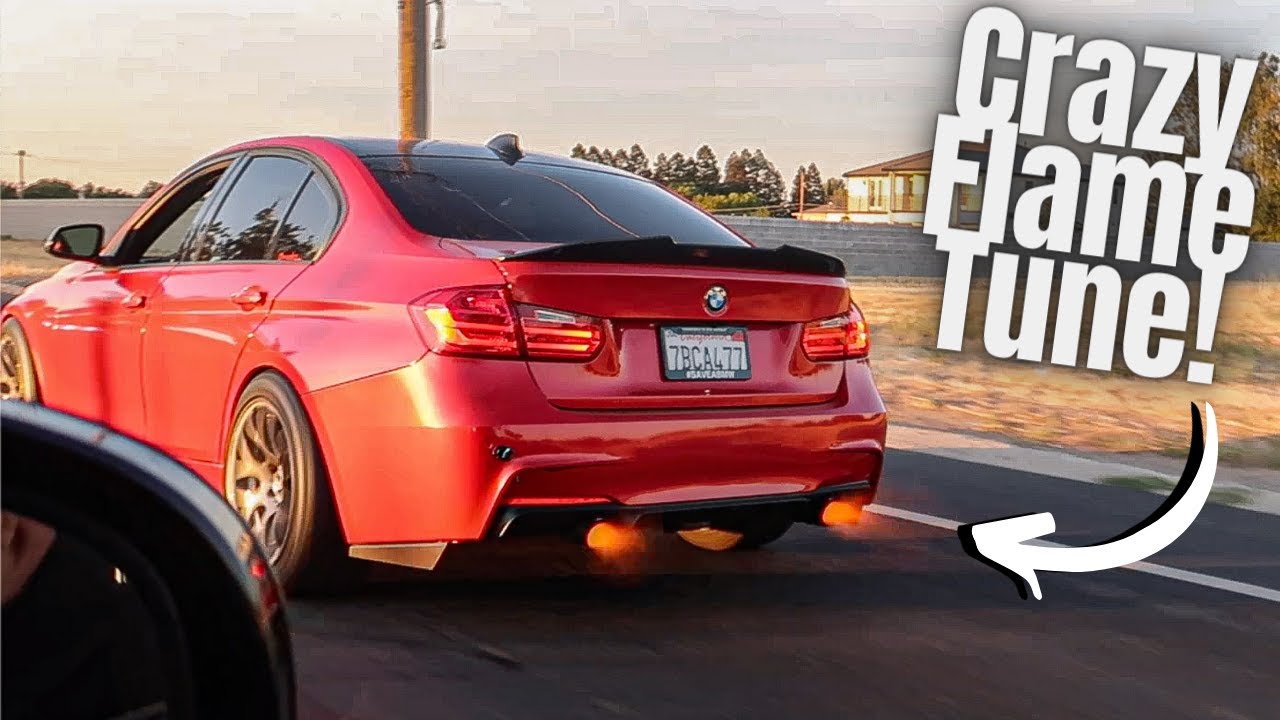 BMW 335I FLAME TUNE! (INSTALL, LOUD POPS, FLAME CLIPS)