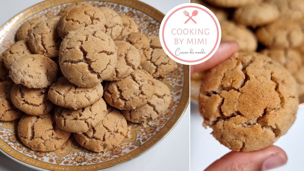 GHRIBA Bahla sésame en 30minutes❣️Gâteau marocain facile et rapide à faire😋