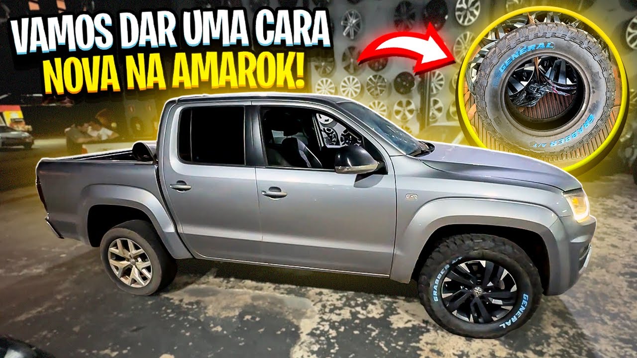 CHEGARAM OS NOVOS PNEUS E RODAS DA NOSSA AMAROK