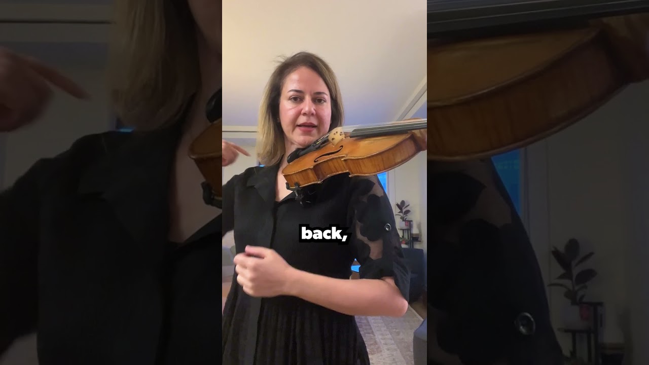 How to hold the violin like a professional violinist 🎻 #violin #violintips