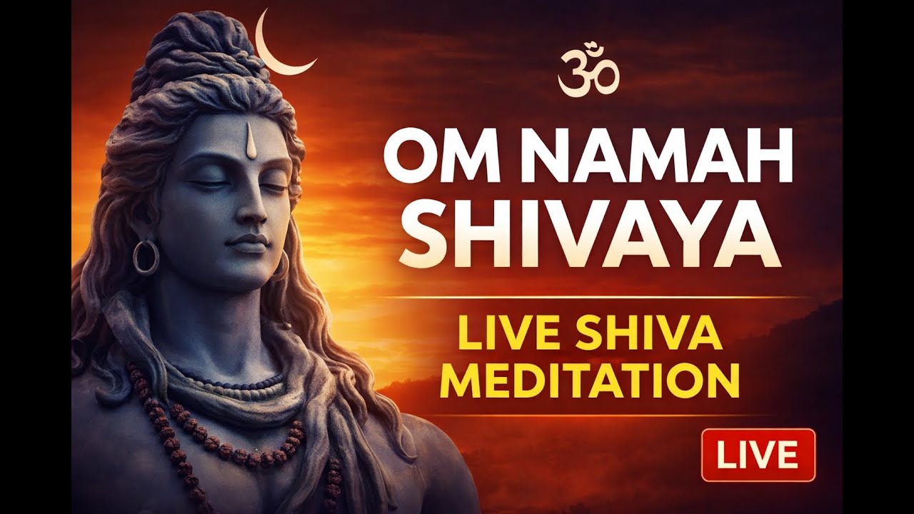 🔴 LIVE: Om Namah Shivaya | Deep Lord Shiva Meditation for Peace & Calm