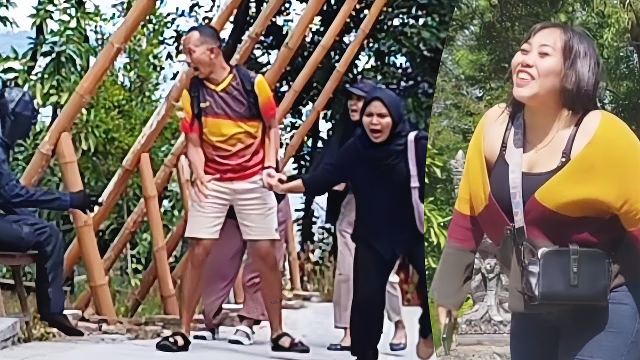 LIHAT REAKSI MEREKA..!! Prank Patung Hidup Indonesia..!! Compilation Statue Prank, Living Statue