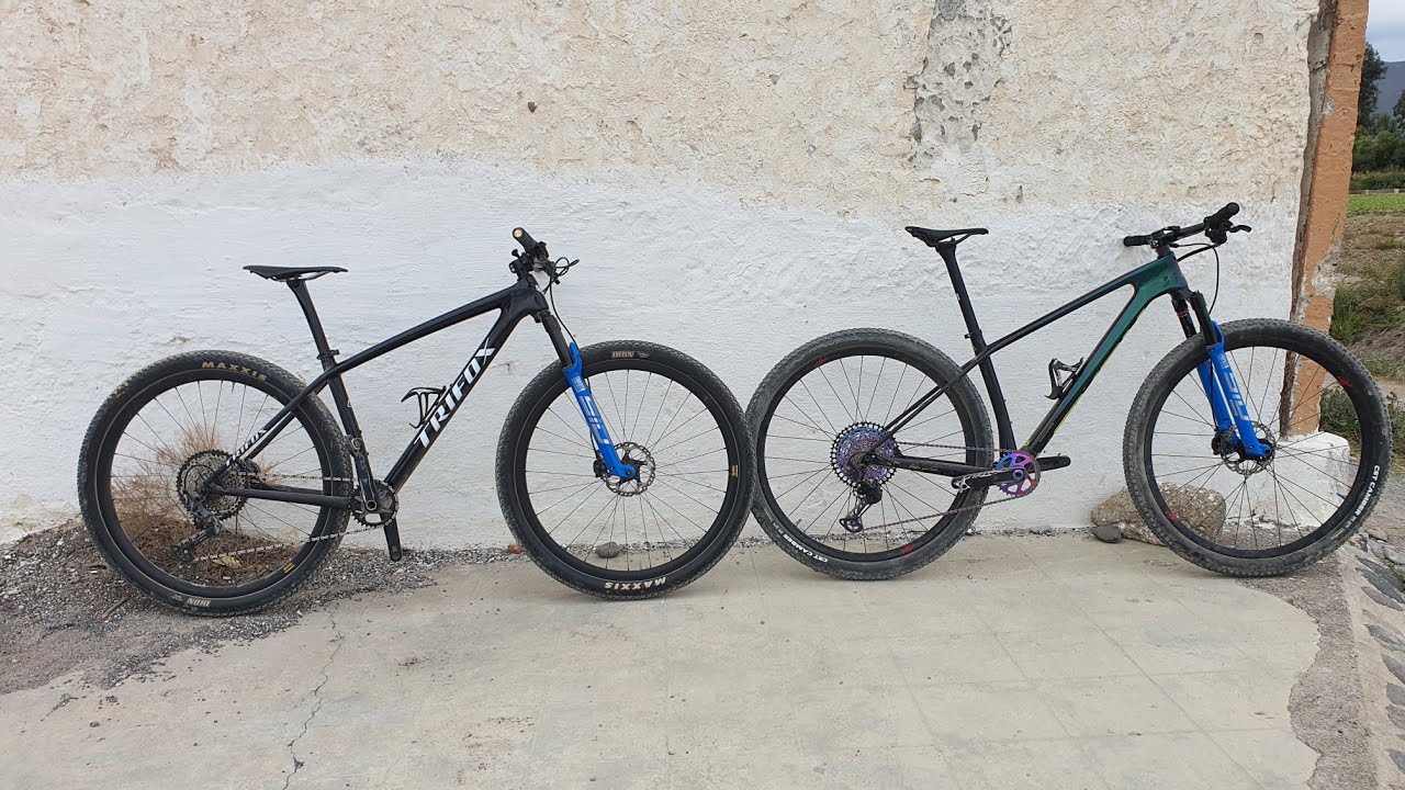 Cuadros de carbono de AliExpress Trifox SDY20 vs Lexon Supra montajes y pesos
