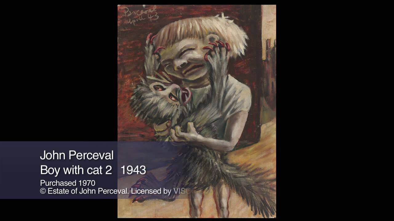 52 70967 - Джон Персиваль &laquo;Мальчик с кошкой 2&raquo; 1943