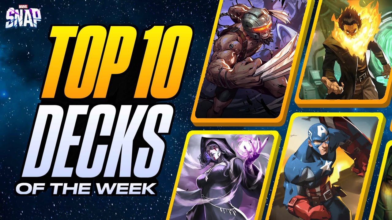 TOP 10 BEST DECKS IN MARVEL SNAP | Weekly Marvel Snap Meta Report #161