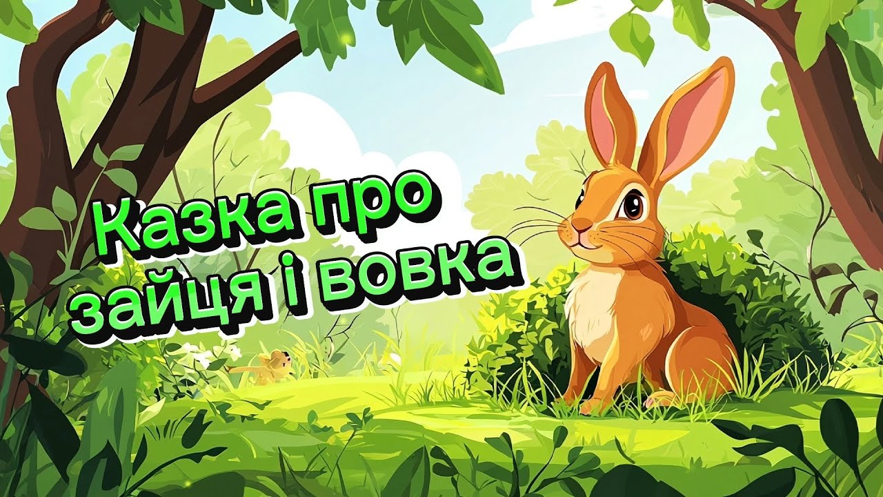 Казка про зайця і вовка