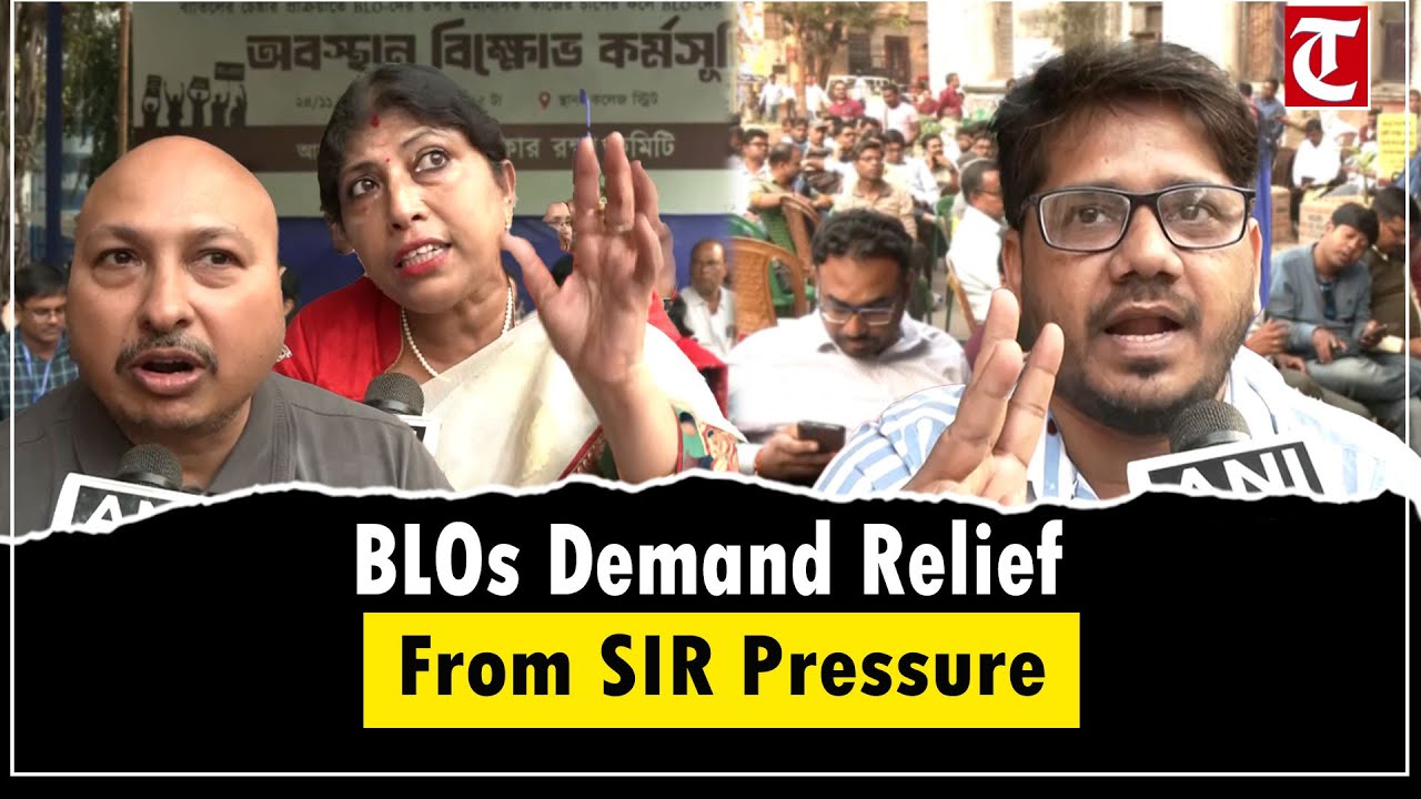 Bengal BLOs Protest Over Workload, Demand Relief Amid SIR Exercise; Three Women BLOs Dead
