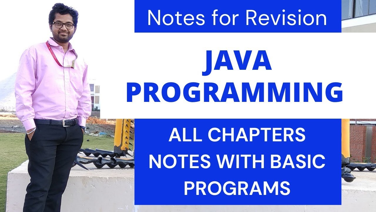 MSBTE JPR Java Programming Course ALL CHAPTER NOTES- Rohit Kautkar