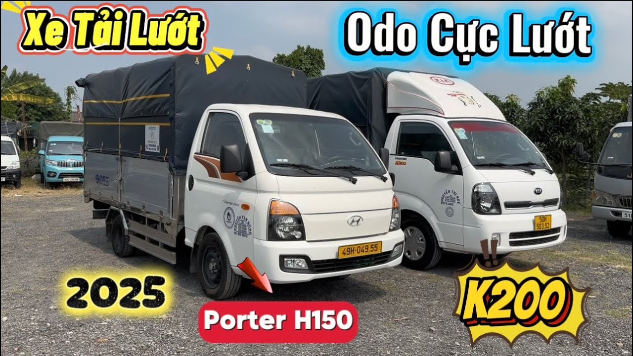 📺 Review: Xe Tải Cực Lướt Odo Thấp Vừa Cập Bến, Xe Tải Hàn Quốc Huyndai Porter H150 Và Kia K200
