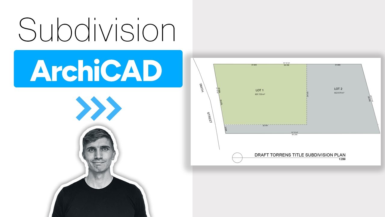 ArchiCAD Tutorial: Subdivision Plans - The EASY way