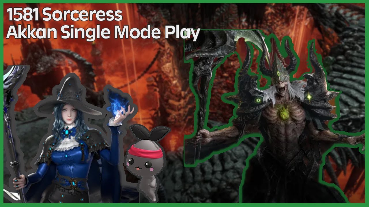 Lostark 1581 Igniter Sorceress Akkan Single Mode Legion Raids