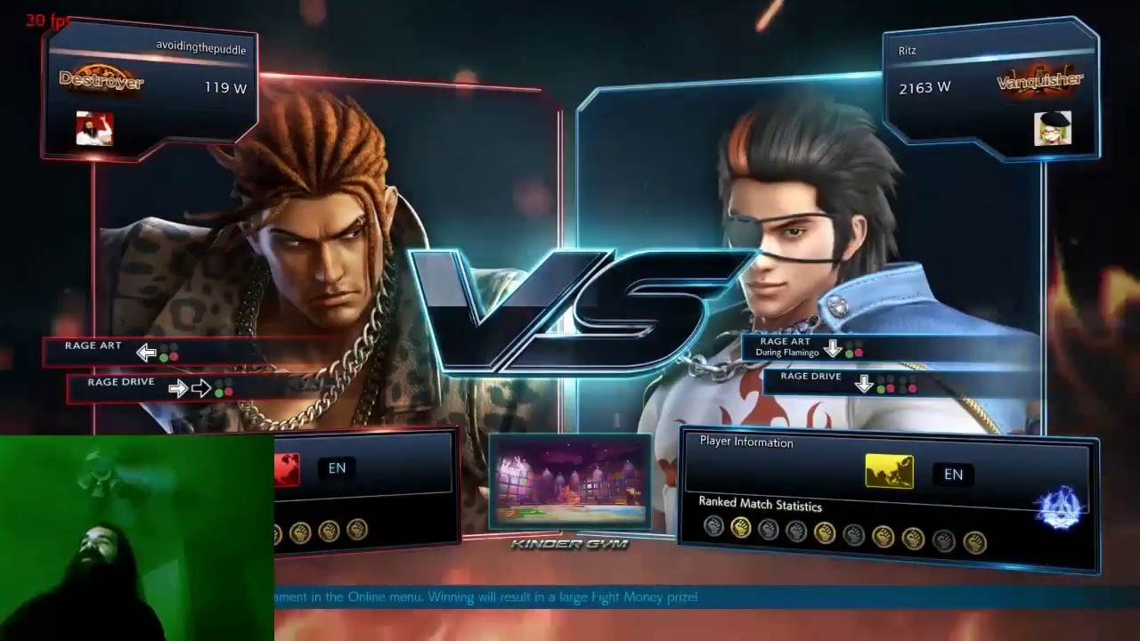Aris Plays Tekken 7 Ranked w/ Eddy - 2 out of 3's ONLY