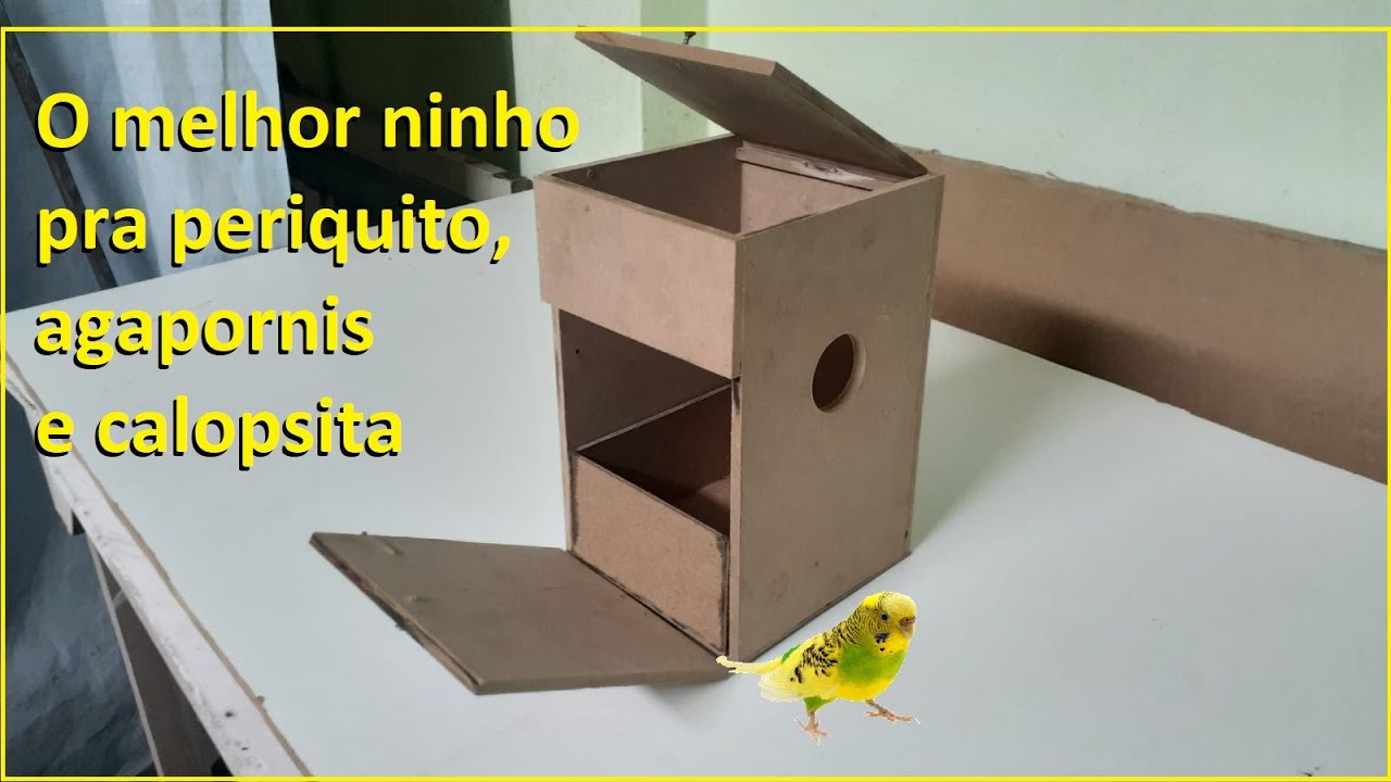 O melhor ninho  pra pássaros. Periquitos, calopsitas, agarponis etc.