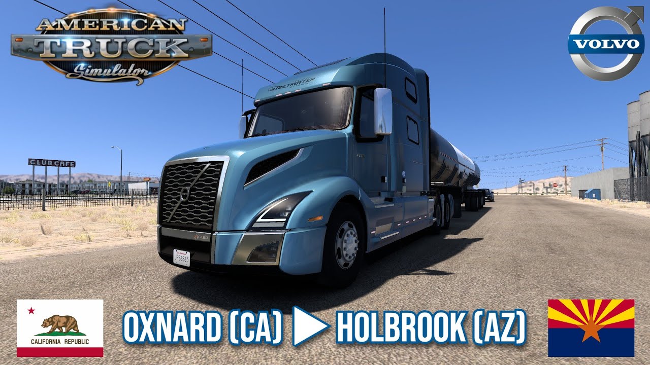 American Truck Simulator : Oxnard (CA) ▶ Holbrook (AZ)