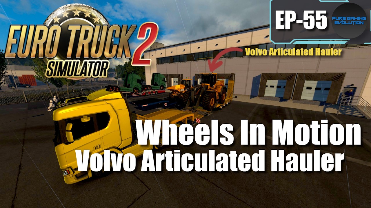 EURO TRUCK SIMULATOR 2 - Wheels In Motion EP-55 | Articulated Hauler, Duisburg to Cologne | [ETS 2]