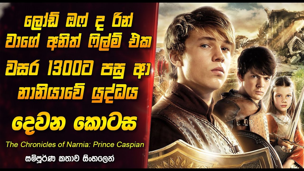 නානියාව බේරගන්න ආපහු ආව සහෝදරයෝ | The Chronicles of Narnia: Prince Caspian Sinhala Movie Review