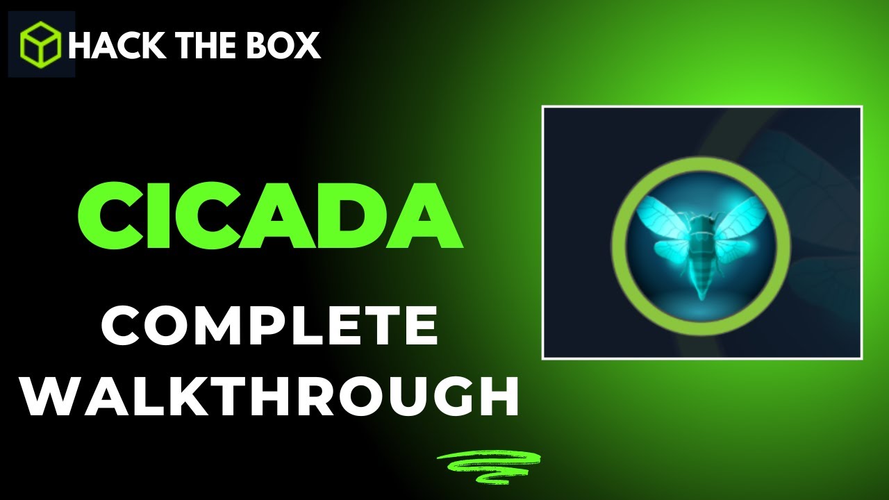 Cicada Machine Complete Walkthrough | Hack The Box #htb #cicada #walkthrough