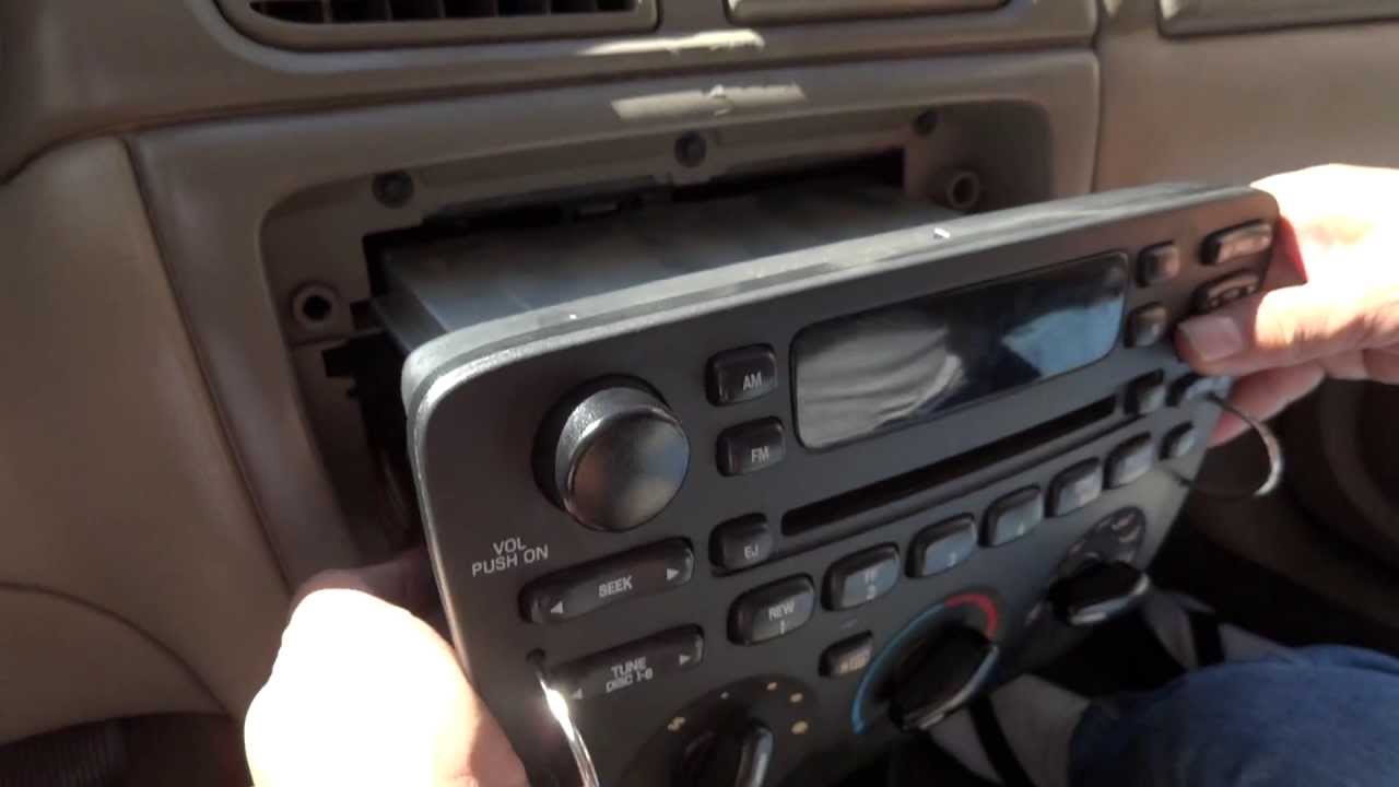 Quick Removal Ford Factory Stereo CD Player with Removal Tool