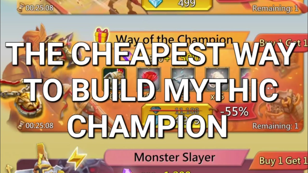 Lords Mobile ~ Way of the Champoin Buy One Get One Free