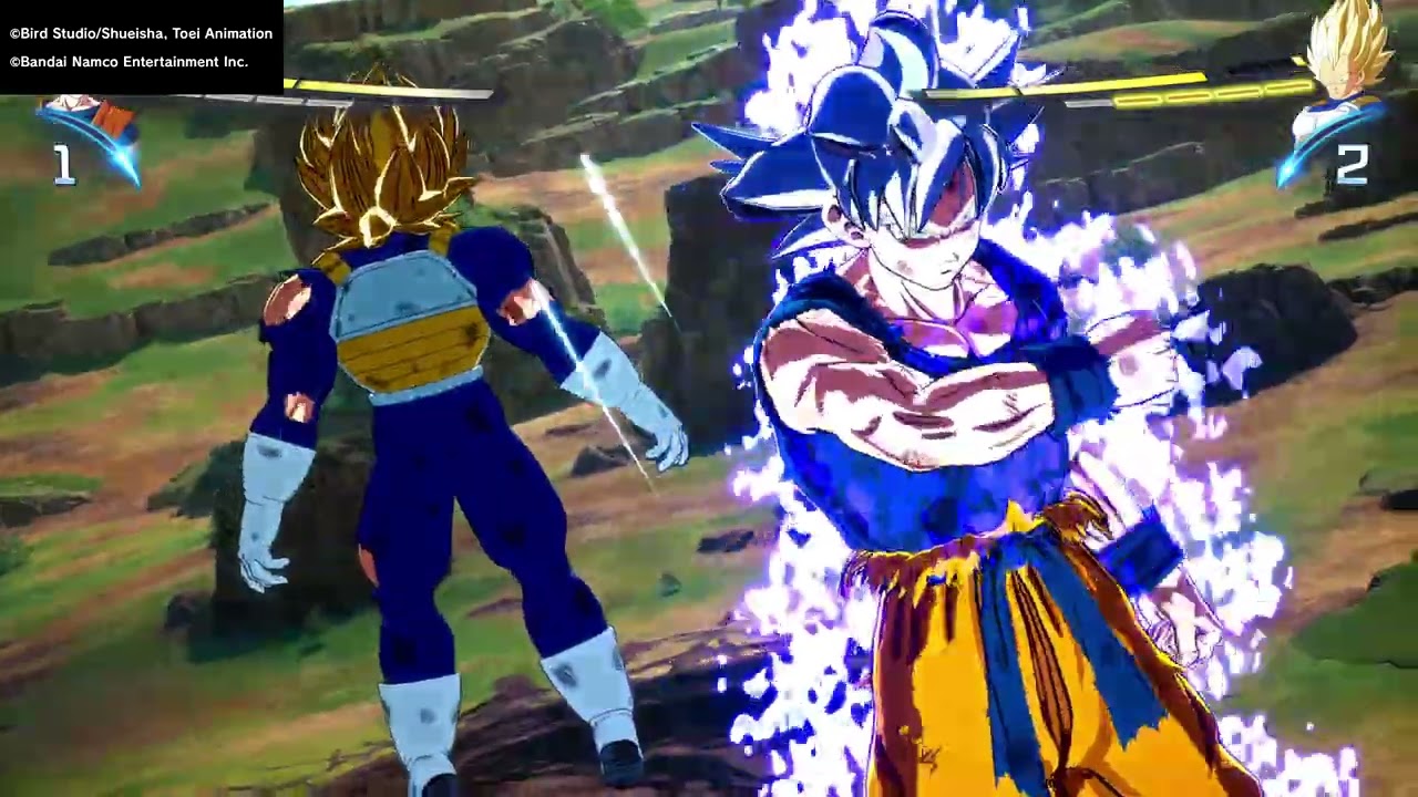 DRAGON BALL: Sparking! ZERO Goku vs vegeta na forma superior e 5 vegetas na forma super saiyajin