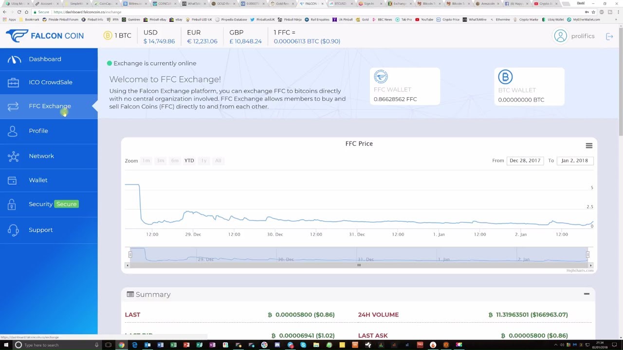 FALCON COIN ICO - SPEAK OUT BLUNTLEY!