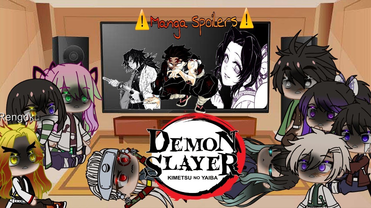 Hashiras react⚠Manga Spoilers⚠-pt3 of hashiras react to yoriichi-kny/demonslayer(remake)