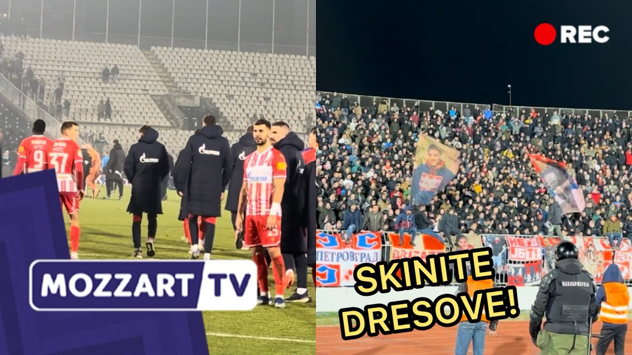 Delije poručile igračima: SKINITE DRESOVE! | Partizan 2:1 Crvena zvezda