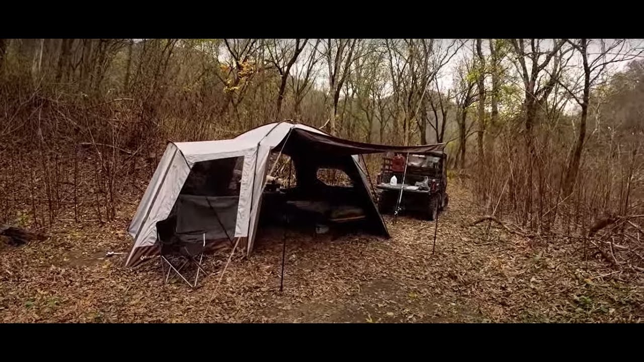 Camping on the chilly Tug River-Smoked turkey and all the comforts of home