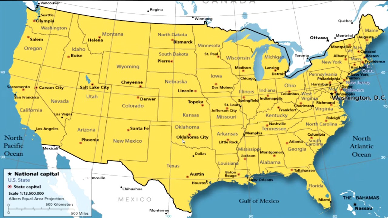 [ASMR] Teaching You All of the Capitals of the United States