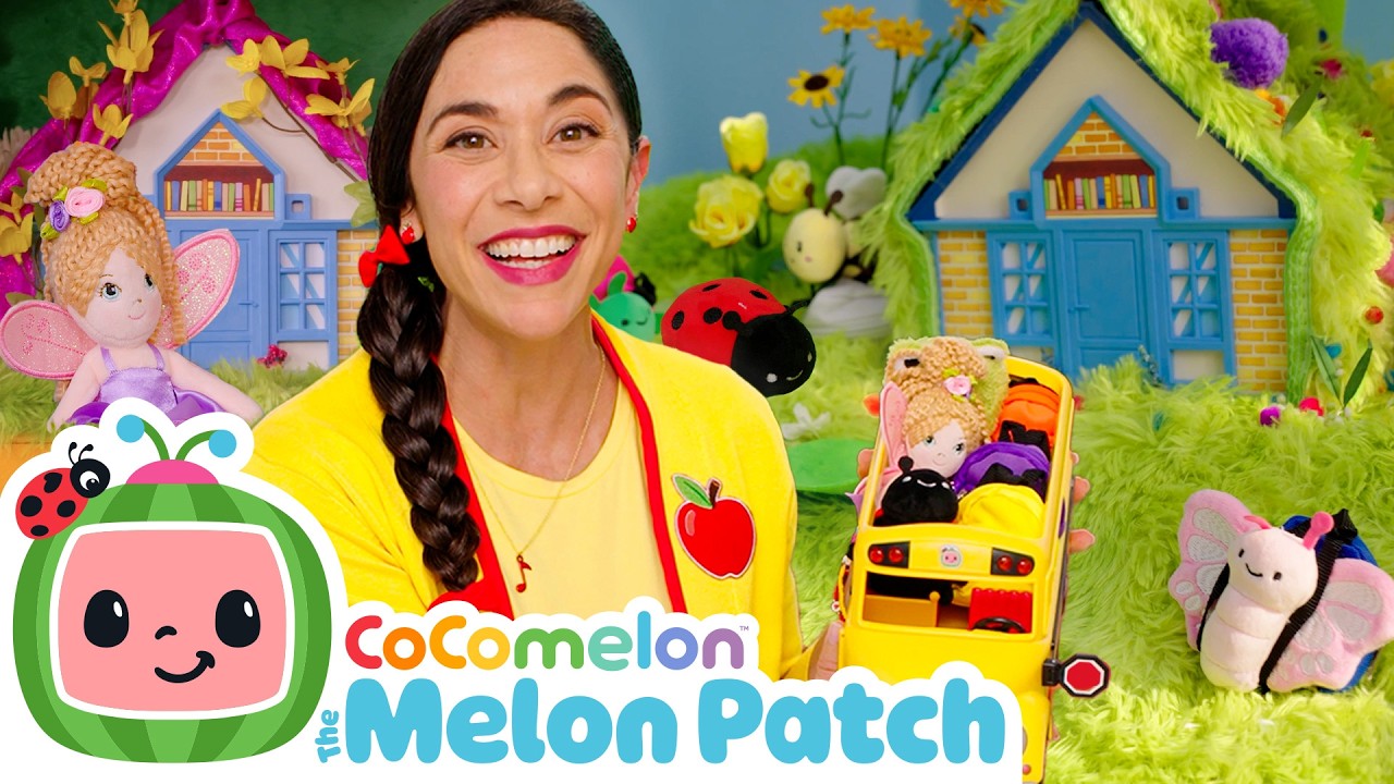 Play Prentend and Sing Wheels on the Bus | Baby Learning with Ms. Appleberry | The Melon Patch