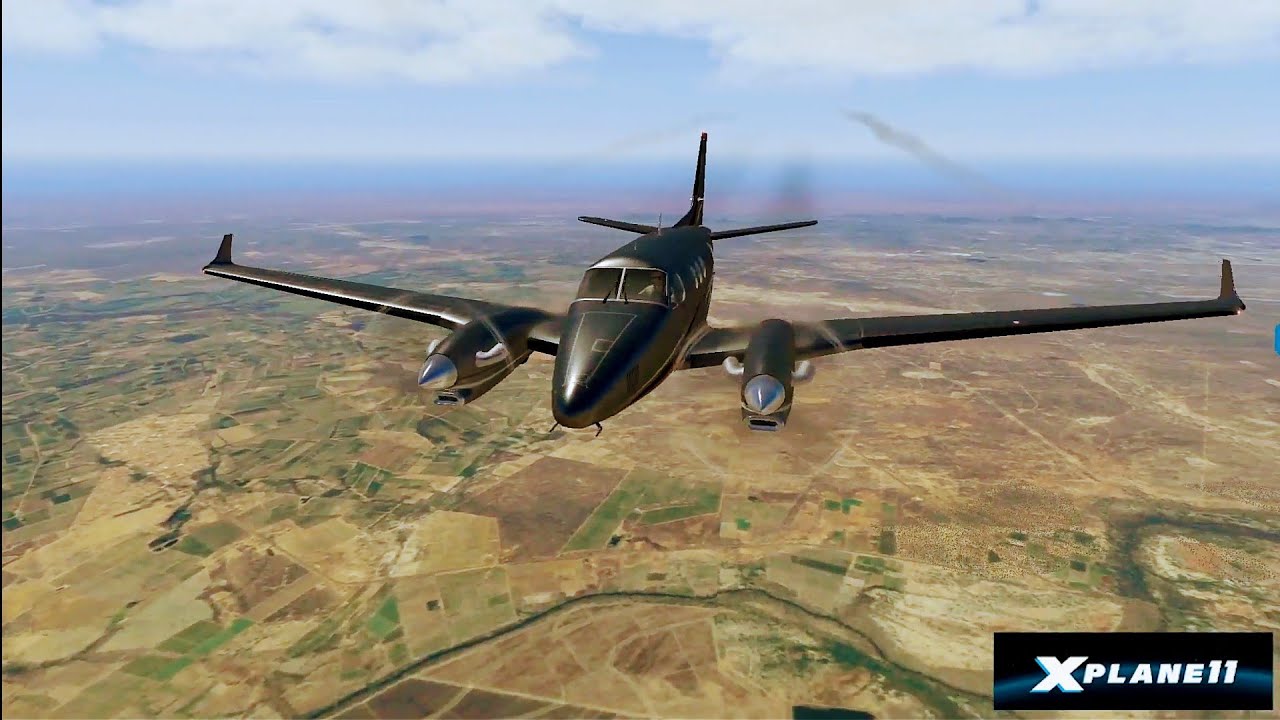 X-Plane 11 Voo com KingAir C90B 