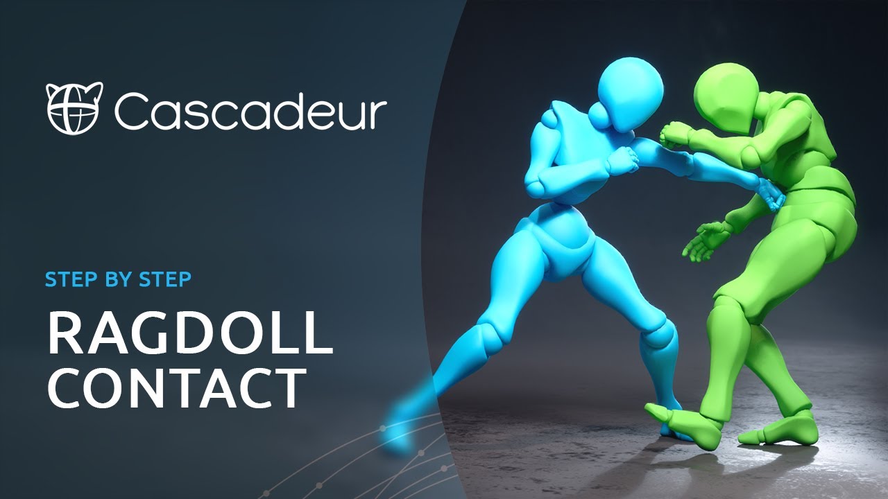 Character Interaction Using Ragdoll in Cascadeur
