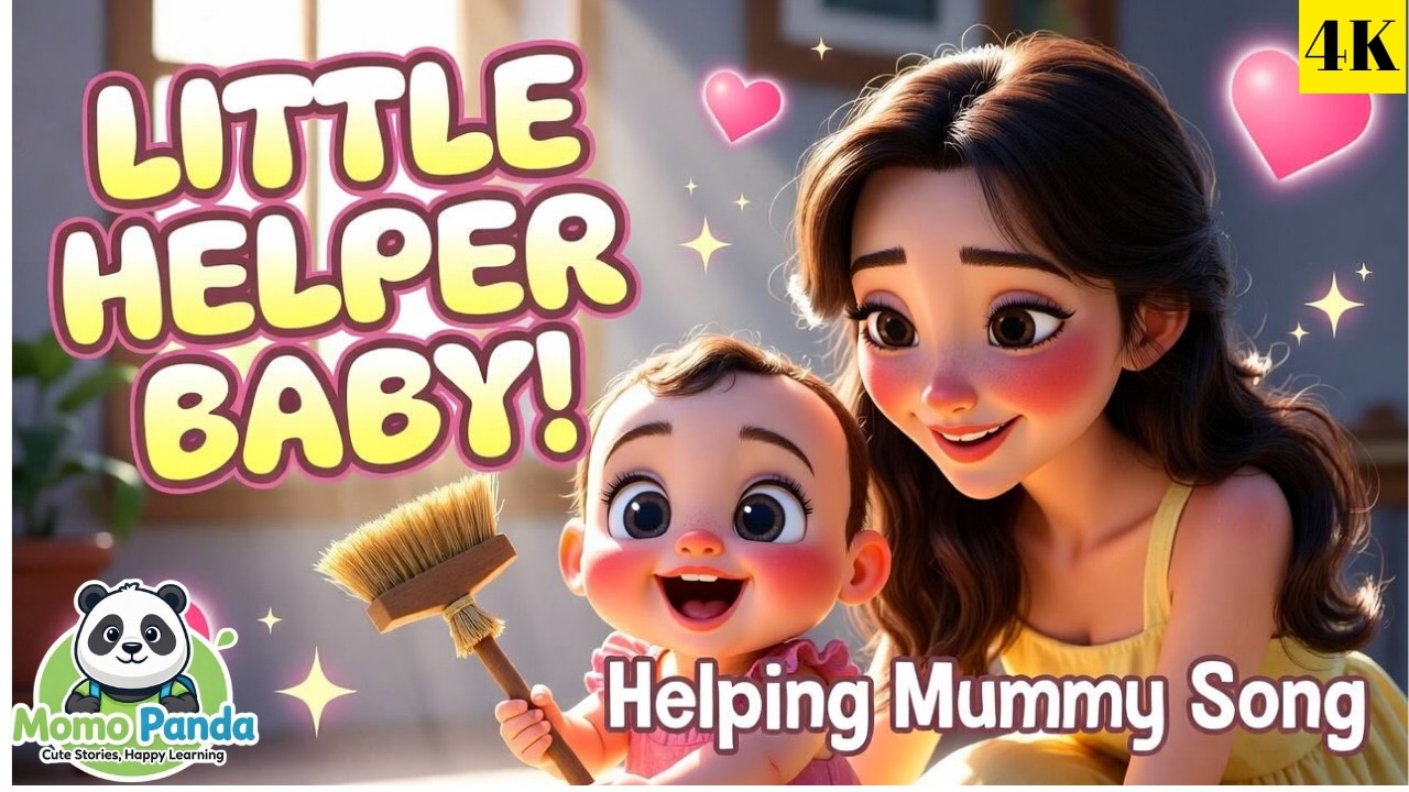 “Mummy & Baby Helper Song 👶🌼  Cute Morning Routine  Kids Cartoon Song & Nursery Rhyme”