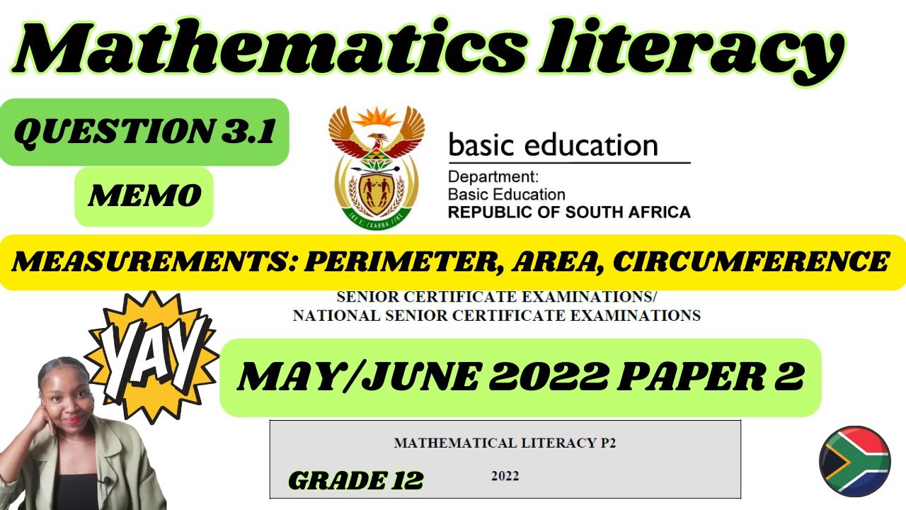 Grade 12 May/June 2022 Mathematical Literacy paper 2| QUESTION 3.1