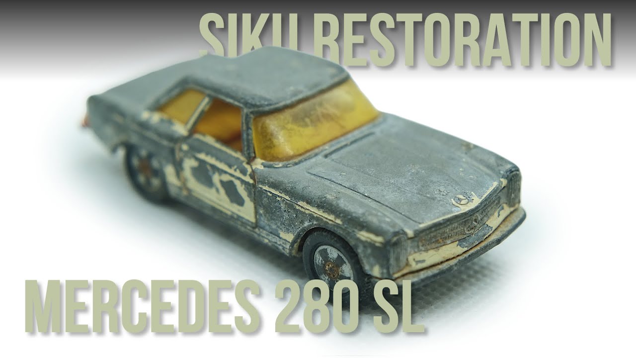 SIKU restoration: V302 Mercedes 280 SL