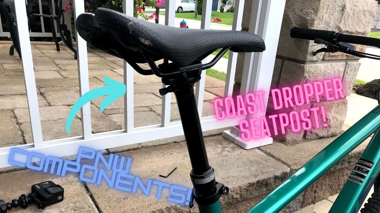 Installing a dropper seat-post on my friends hardtail! | Upgrades! | PNW coast dropper!