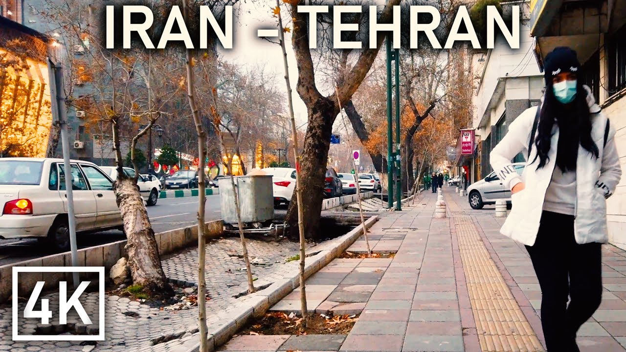TEHRAN 2022: Walking Tour in Shariati Street (Kourosh Kabir Street) Part 3 - IRAN 4K UHD 60fps