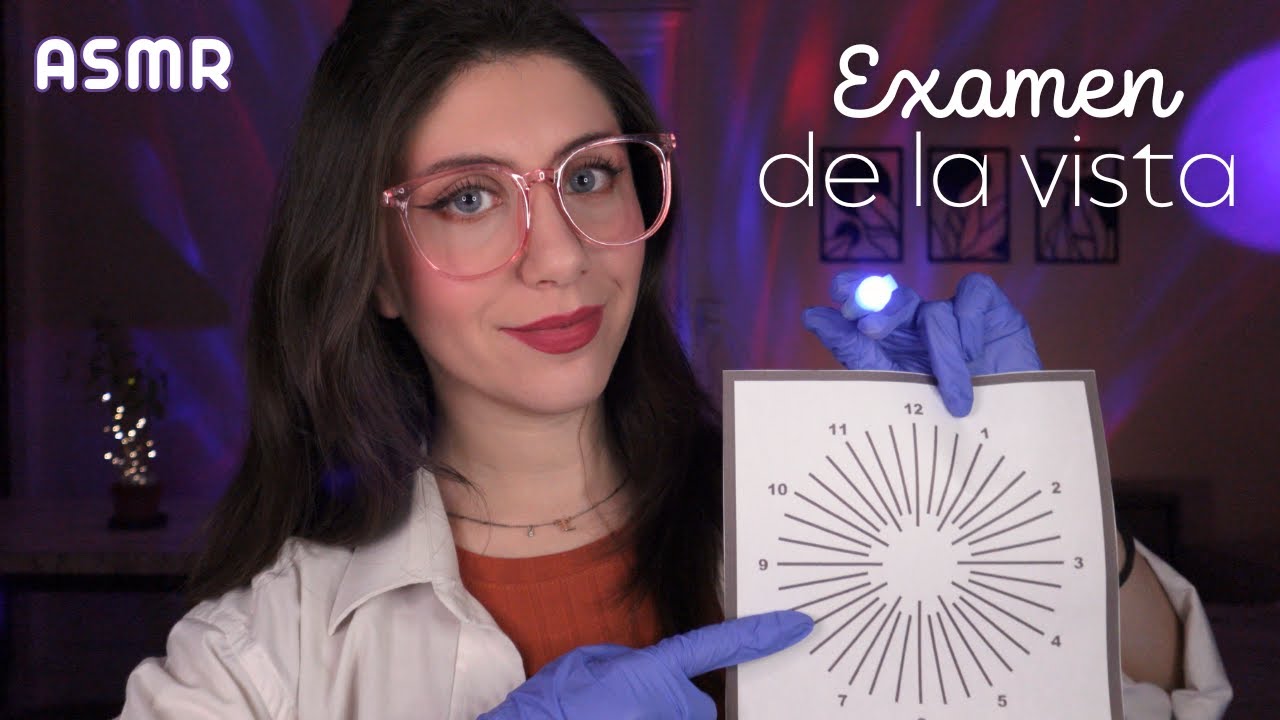 ASMR • Examen de la VISTA ORBITAL COMPLETO - Roleplay Médico