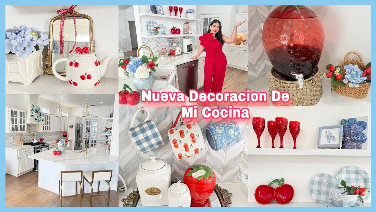 Nueva Decoración De mi Cocina🍒 Verano 2025