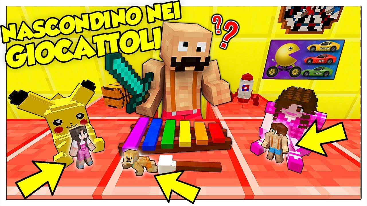 MINI NASCONDINO NEL NEGOZIO DI GIOCATTOLI DA PICCOLISSIMI! - Minecraft ITA