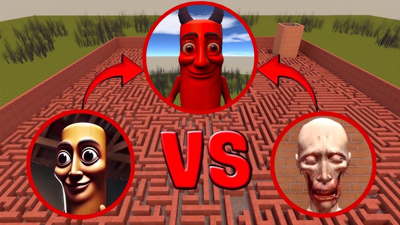 TUNG TUNG SAHUR vs SCP-096 vs SONIC TAPES | Garry’s Mod Epic Battle