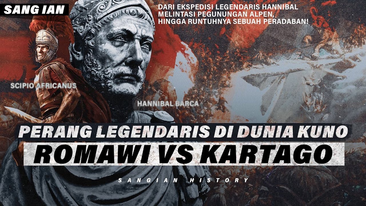 SEJARAH PANJANG PERANG PUNISIA: PERANG LEGENDARIS ROMAWI VS KARTAGO
