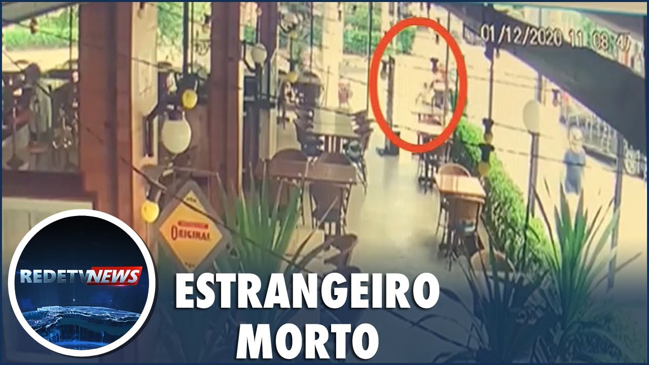 C&acirc;meras gravam assassinato em restaurante de S&atilde;o Paulo