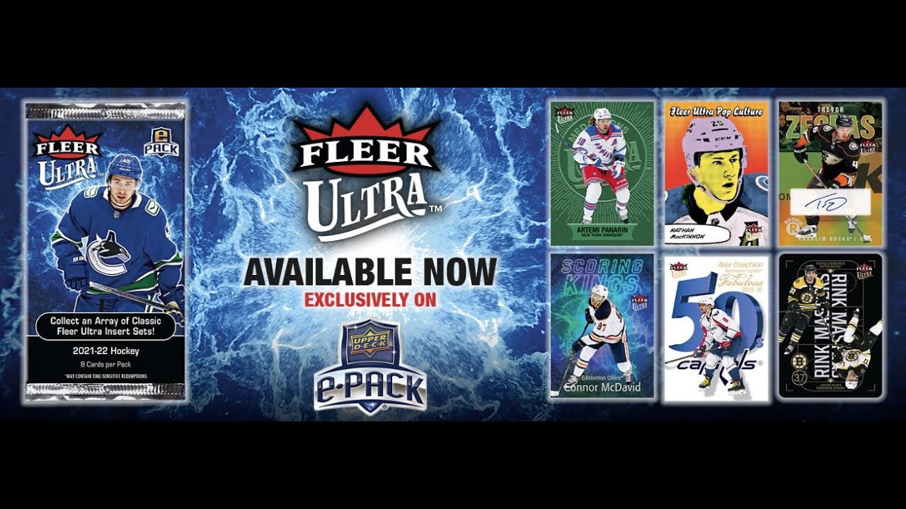 EPACK EXCLUSIVE BOX BREAK! - 2021-22 Fleer Ultra Hockey