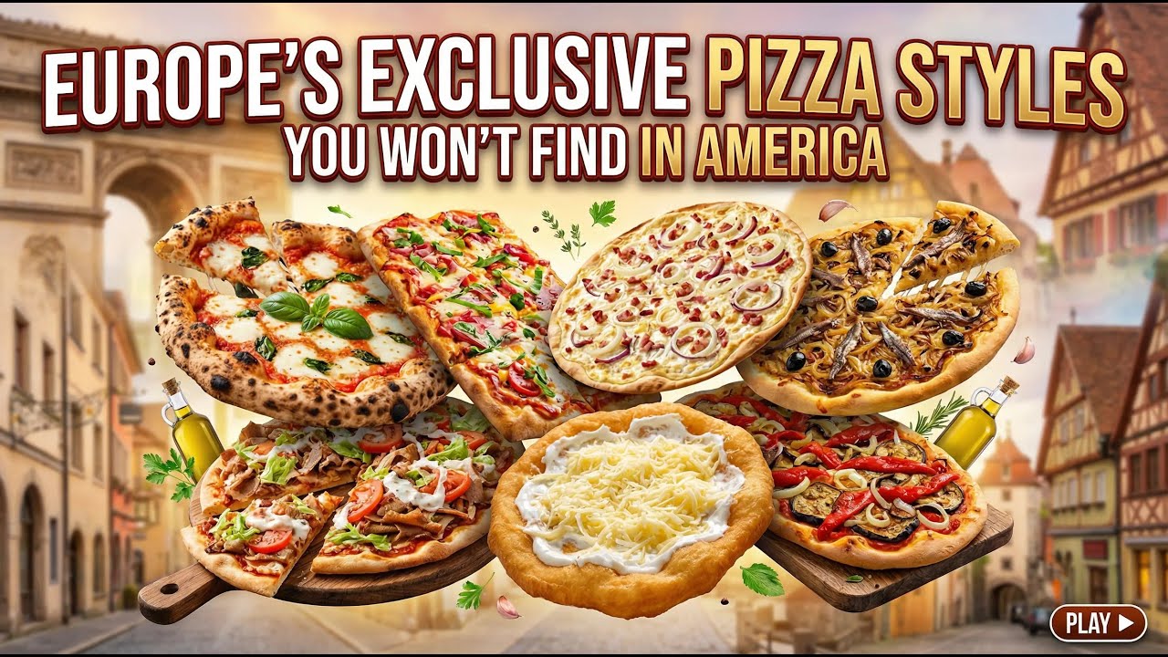 Europe's Exclusive Pizza Styles: You Won’t Find in America