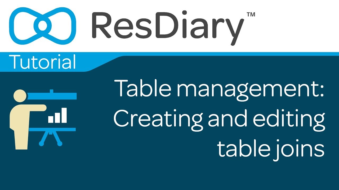 Table management: Creating and editing table joins